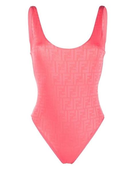 fendi pink one piece